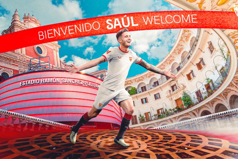 Saúl Ñíguez firma por el Sevilla FC Saúl Ñíguez firma por el Sevilla FC