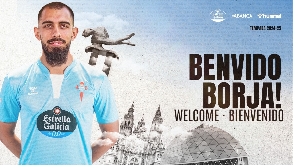 Borja Iglesias llega al Celta de Vigo Borja Iglesias llega al Celta de Vigo