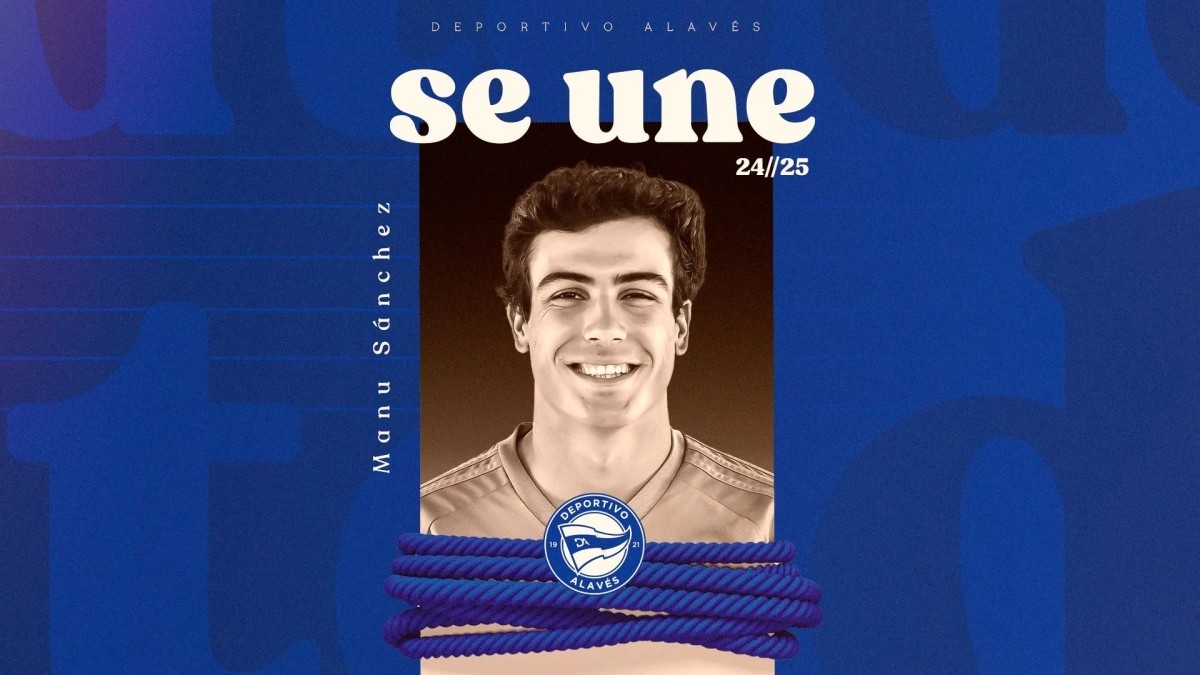Oficial: Manu Sánchez jugará en el Alavés Oficial: Manu Sánchez jugará en el Alavés