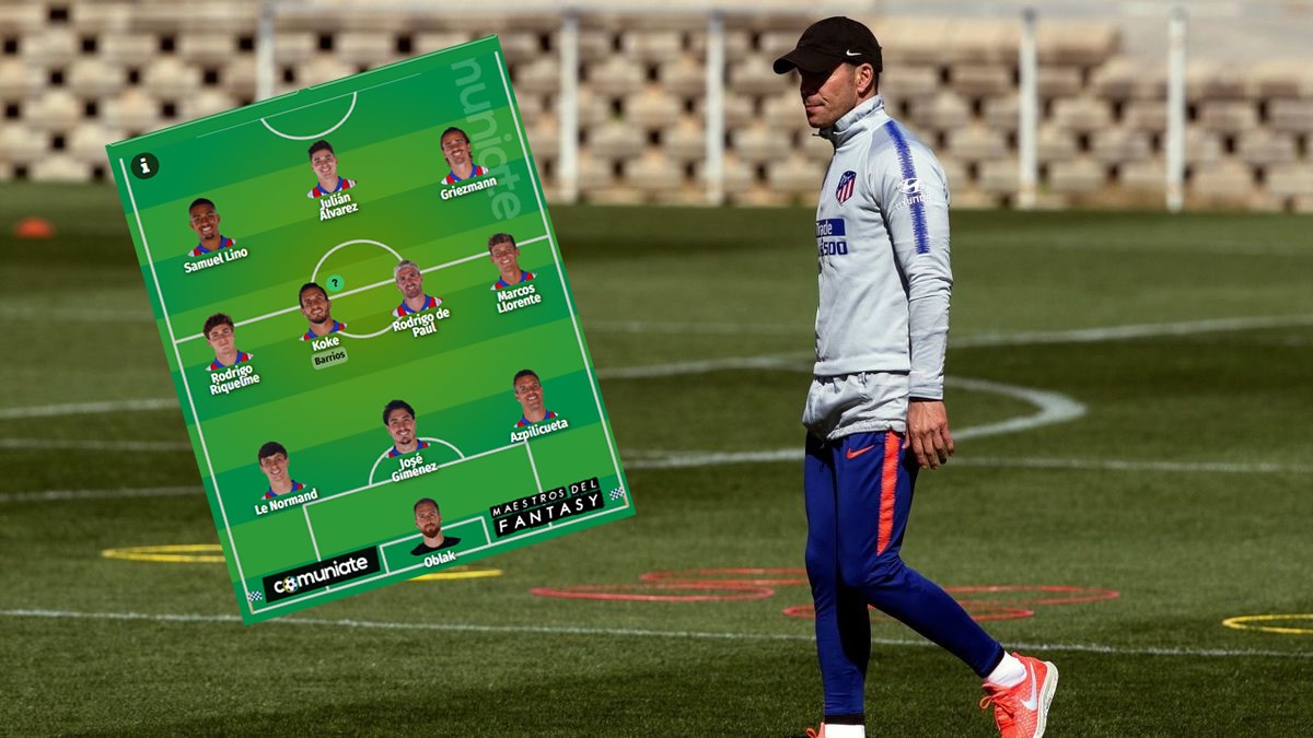 Simeone ensaya once con una novedad