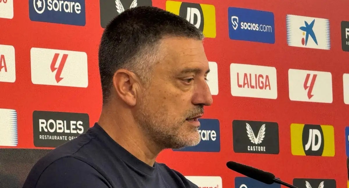 García Pimienta sobre Saúl, Ejuke, Iheanacho, Kike Salas y Valentín Barco García Pimienta sobre Saúl, Ejuke, Iheanacho, Kike Salas y Valentín Barco