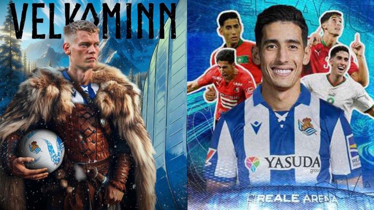 La Real Sociedad hace oficiales los fichajes de Orkarsson y Aguerd La Real Sociedad hace oficiales los fichajes de Orkarsson y Aguerd