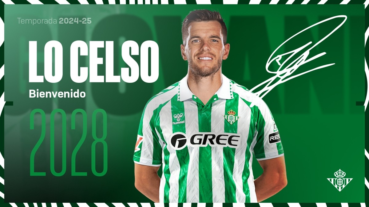 Giovani Lo Celso es nuevo jugador del Real Betis Giovani Lo Celso es nuevo jugador del Real Betis