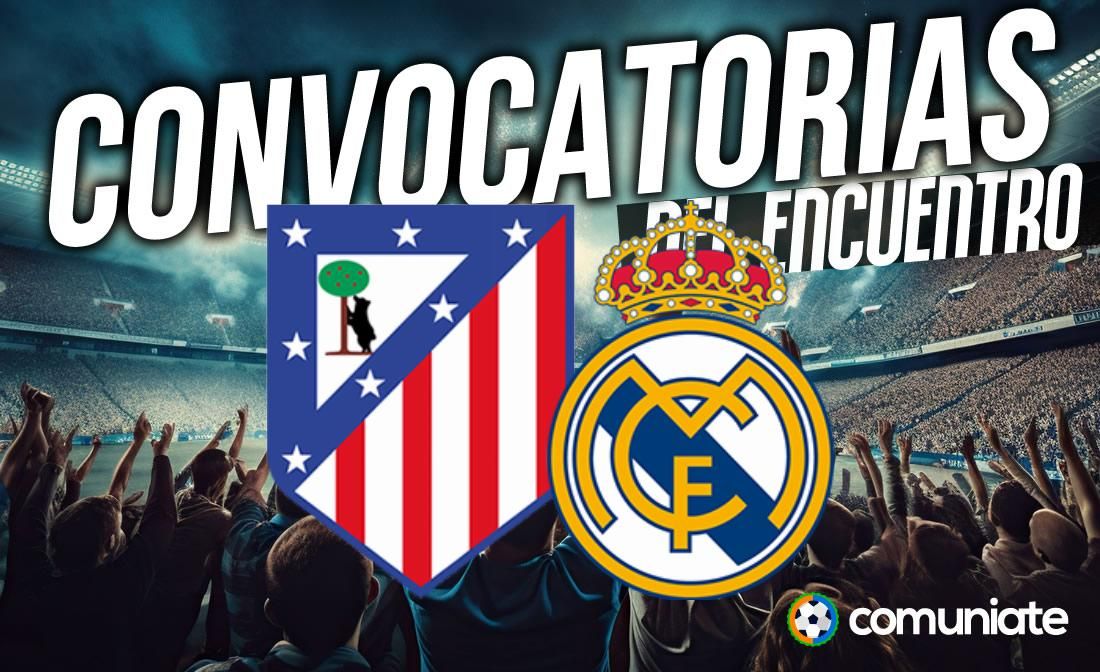 Jugadores convocados para el partido Atlético y Real Madrid. Jornada 8. Jugadores convocados para el partido Atlético y Real Madrid. Jornada 8.