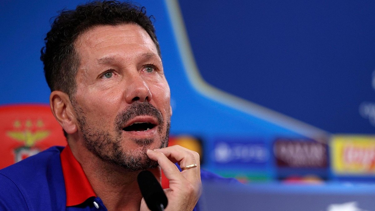 Simeone sobre Griezmann y el Benfica Simeone sobre Griezmann y el Benfica