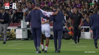 Mucha preocupación en el Sevilla por la lesión de Ejuke Mucha preocupación en el Sevilla por la lesión de Ejuke