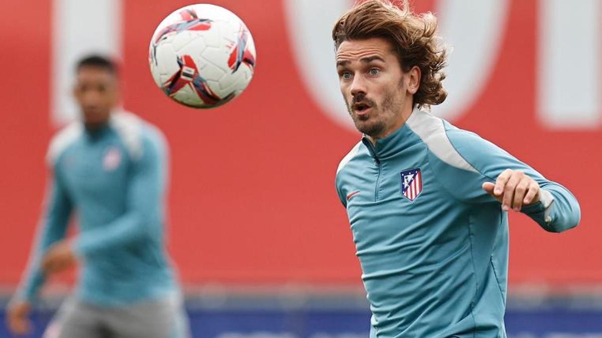 Ensayo de Simeone para la Champions League Ensayo de Simeone para la Champions League