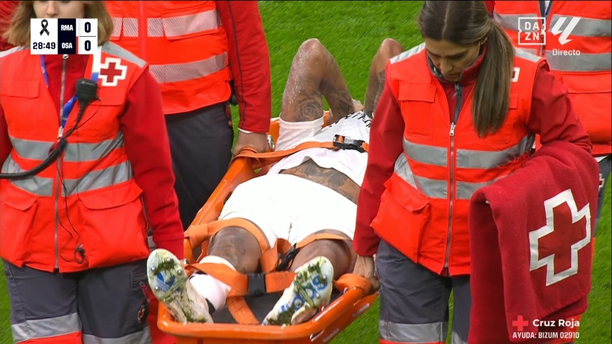 Preocupación en el Real Madrid por la lesión de rodilla de Eder Militao Preocupación en el Real Madrid por la lesión de rodilla de Eder Militao