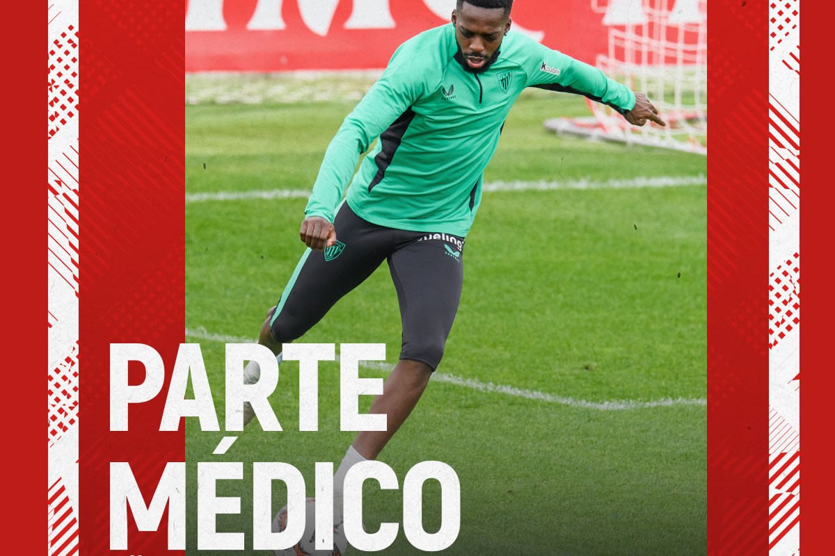 Parte médico oficial de Iñaki Williams y convocatoria Athletic. Parte médico oficial de Iñaki Williams y convocatoria Athletic.