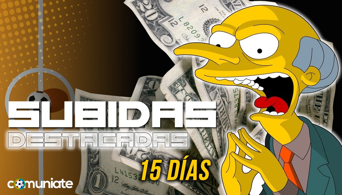 Subidas destacadas Comunio de los últimos quince días Subidas destacadas Comunio de los últimos quince días