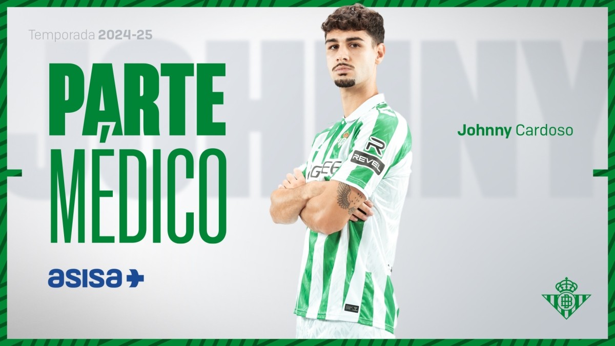 Parte médico oficial y tiempo mínimo de baja de Johnny Cardoso Parte médico oficial y tiempo mínimo de baja de Johnny Cardoso