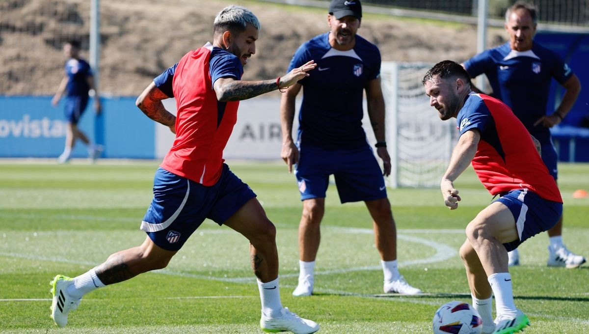 El Atlético recupera a varios efectivos importantes en la sesión de hoy El Atlético recupera a varios efectivos importantes en la sesión de hoy