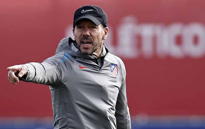 Nuevo ensayo de Simeone para enfrentarse al Alavés Nuevo ensayo de Simeone para enfrentarse al Alavés