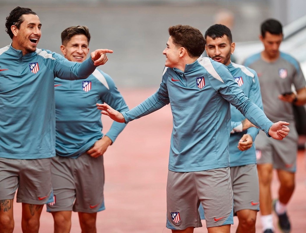 Ensayo de Simeone para visitar al Real Valladolid Ensayo de Simeone para visitar al Real Valladolid