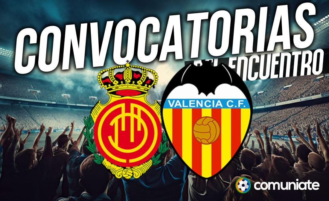 Jugadores convocados para el partido Mallorca y Valencia. Jornada 15. Jugadores convocados para el partido Mallorca y Valencia. Jornada 15.