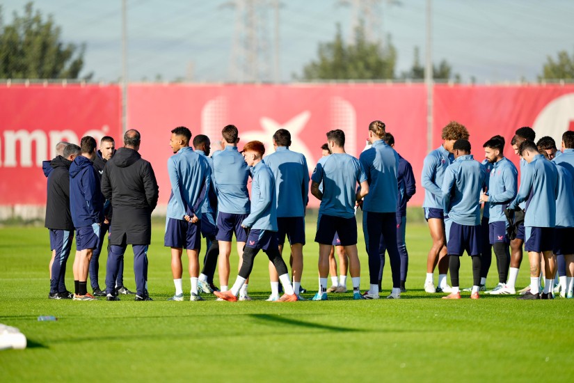 Bajas muy importantes en el entrenamiento del Sevilla Bajas muy importantes en el entrenamiento del Sevilla