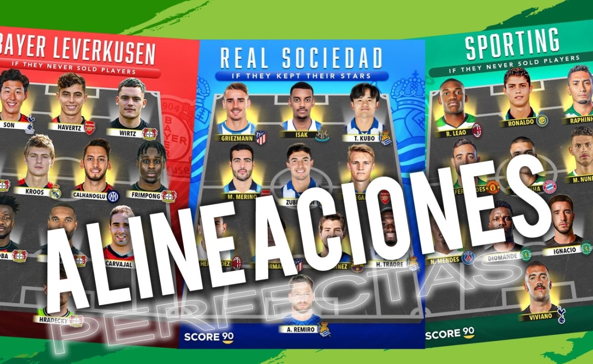 Sorpréndete con las alineaciones de algunos equipos europeos si no hubieran vendido a sus estrellas. Sorpréndete con las alineaciones de algunos equipos europeos si no hubieran vendido a sus estrellas.