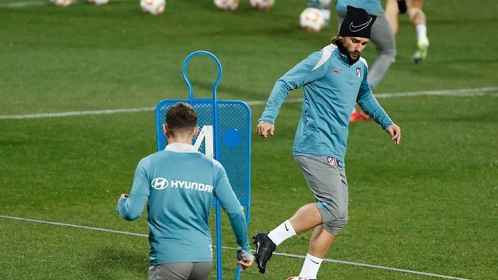 Oblak, Giménez, Sorloth y Barrios, bajas en el entrenamiento de hoy Oblak, Giménez, Sorloth y Barrios, bajas en el entrenamiento de hoy
