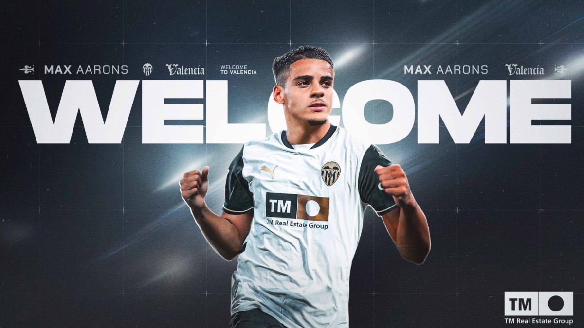 El Valencia hace oficial el fichaje de Max Aarons El Valencia hace oficial el fichaje de Max Aarons