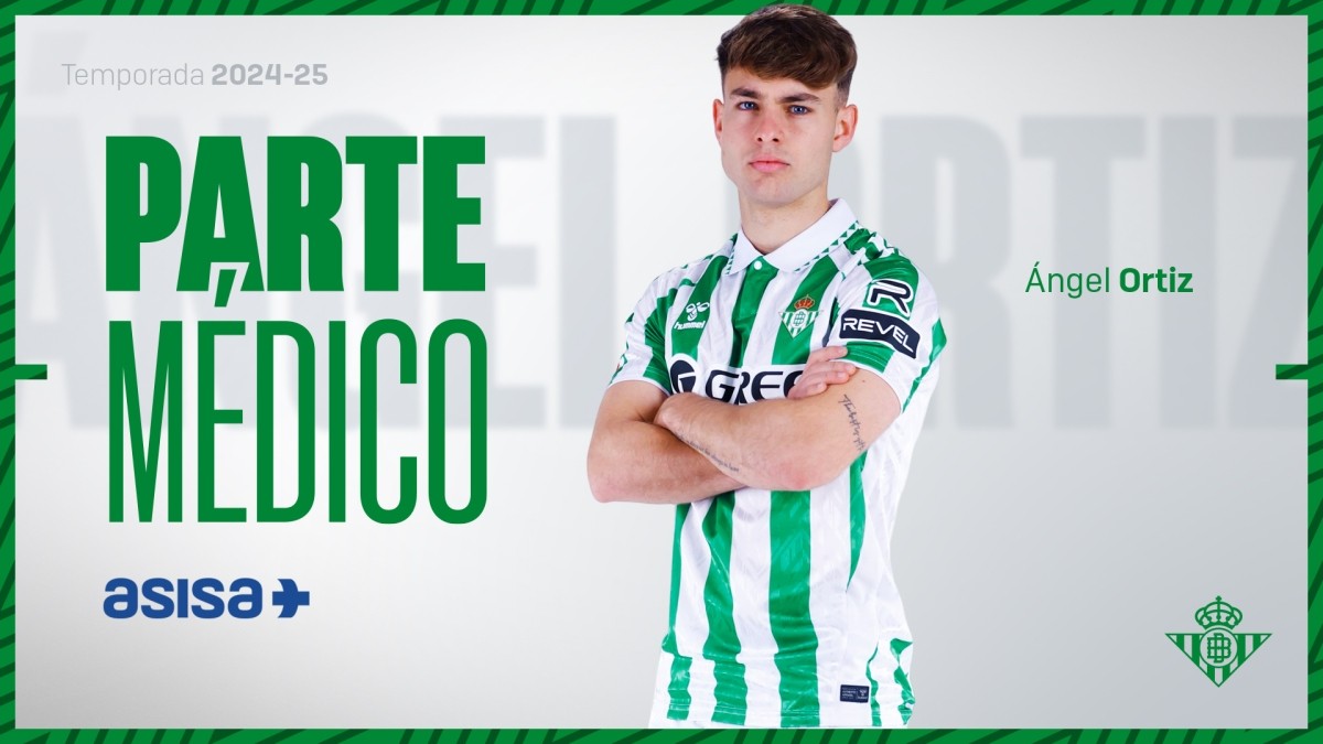 Se confirma una nueva lesión importante para el Real Betis Se confirma una nueva lesión importante para el Real Betis