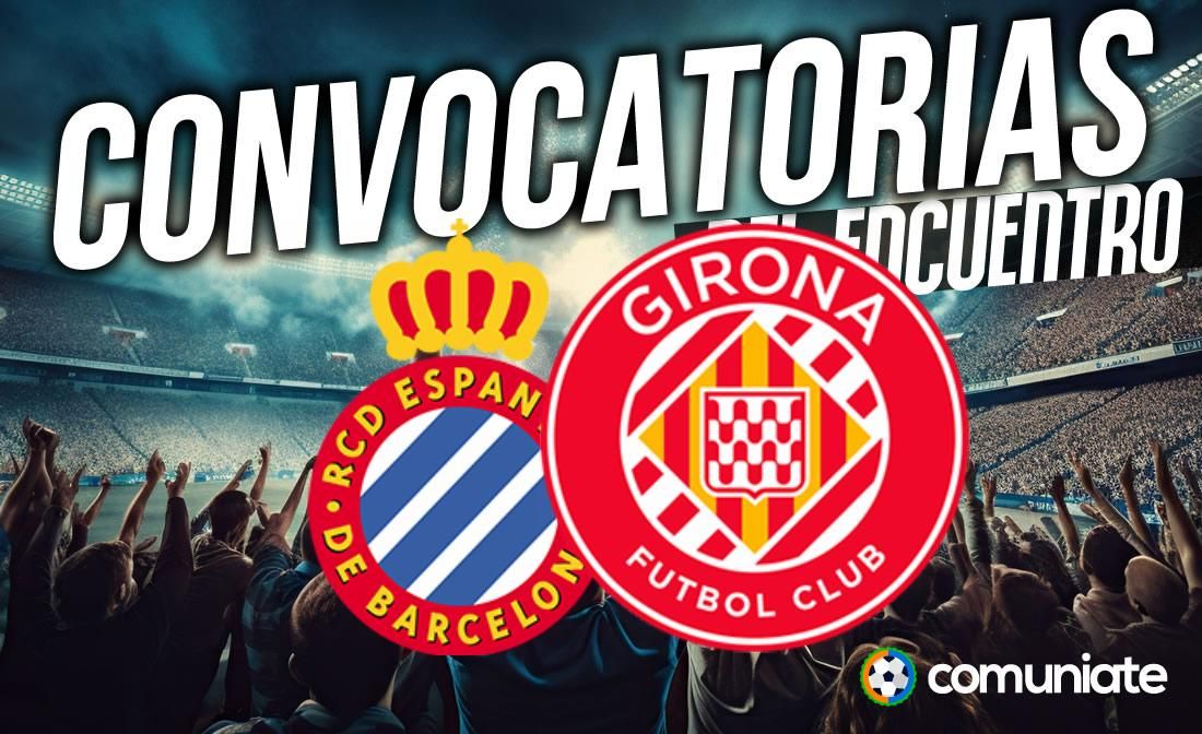 Jugadores convocados para el partido Espanyol y Girona. Jornada 27. Jugadores convocados para el partido Espanyol y Girona. Jornada 27.