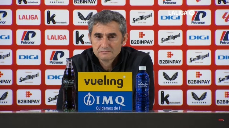 Valverde sobre Sancet, Iñaki Williams, Jauregizar y Djaló Valverde sobre Sancet, Iñaki Williams, Jauregizar y Djaló