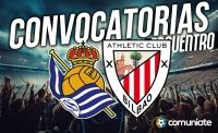 Jugadores convocados para el partido Real Sociedad y Athletic. Jornada 34.