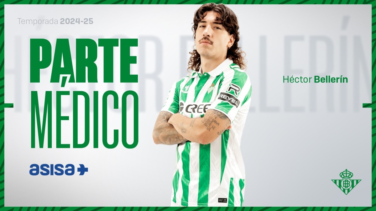 Se confirma una nueva lesión en el Real Betis Se confirma una nueva lesión en el Real Betis