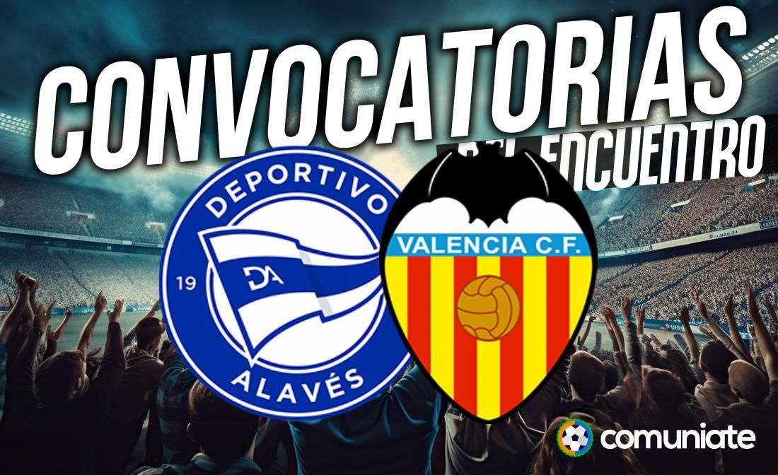 Jugadores convocados para el partido Alavés y Valencia. Jornada 36. Jugadores convocados para el partido Alavés y Valencia. Jornada 36.