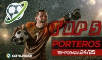 Top 5 porteros en Futmondo Stats 24/25