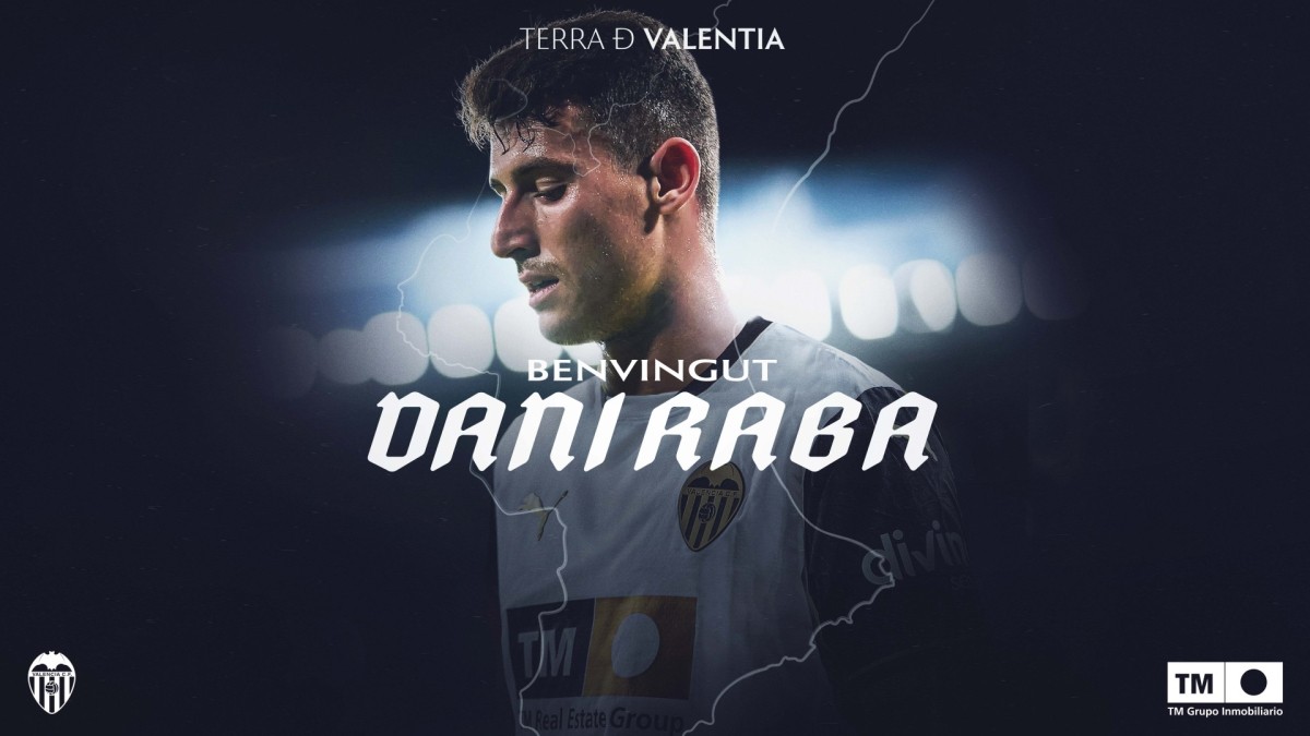 El Valencia hace oficial el fichaje de Dani Raba El Valencia hace oficial el fichaje de Dani Raba