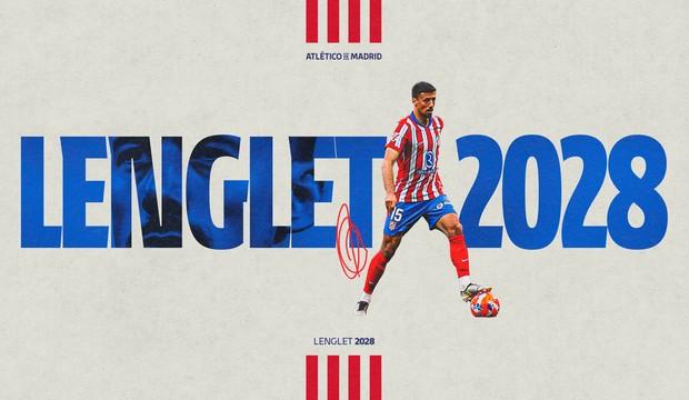 Lenglet firma por el Atlético de Madrid hasta 2028 Lenglet firma por el Atlético de Madrid hasta 2028