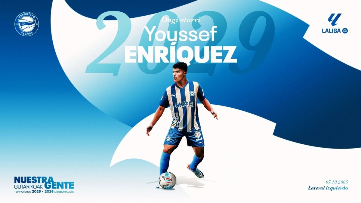 El Alavés hace oficial el fichaje de Youssef Enríquez El Alavés hace oficial el fichaje de Youssef Enríquez