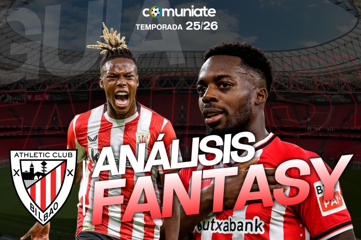 Guía Fantasy de la plantilla, alineación tipo y recomendables de Athletic Club temporada 25/26. Guía Fantasy de la plantilla, alineación tipo y recomendables de Athletic Club temporada 25/26.
