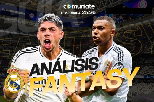 Guía Fantasy de la plantilla, alineación tipo y recomendables de Real Madrid C.F. temporada 25/26.