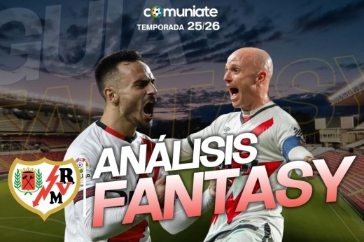 Guía Fantasy de la plantilla, alineación tipo y recomendables de Rayo Vallecano temporada 25/26.
