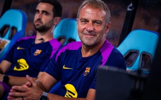 Hansi Flick perfila el once de gala para el debut liguero ante el Mallorca
