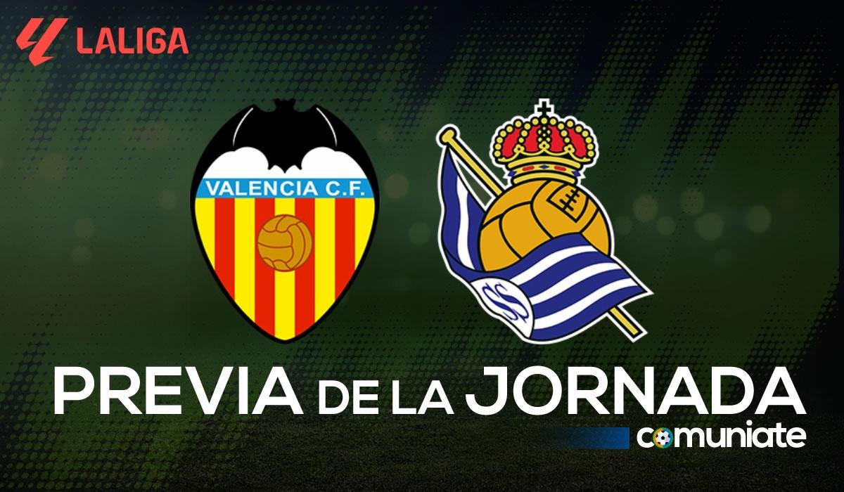 Previa, alineaciones probables y consejos fantasy del Valencia - Real Sociedad. Jornada 1 de LaLiga. Previa, alineaciones probables y consejos fantasy del Valencia - Real Sociedad. Jornada 1 de LaLiga.