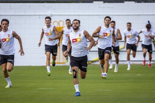 Baja muy importante en el entrenamiento del Valencia