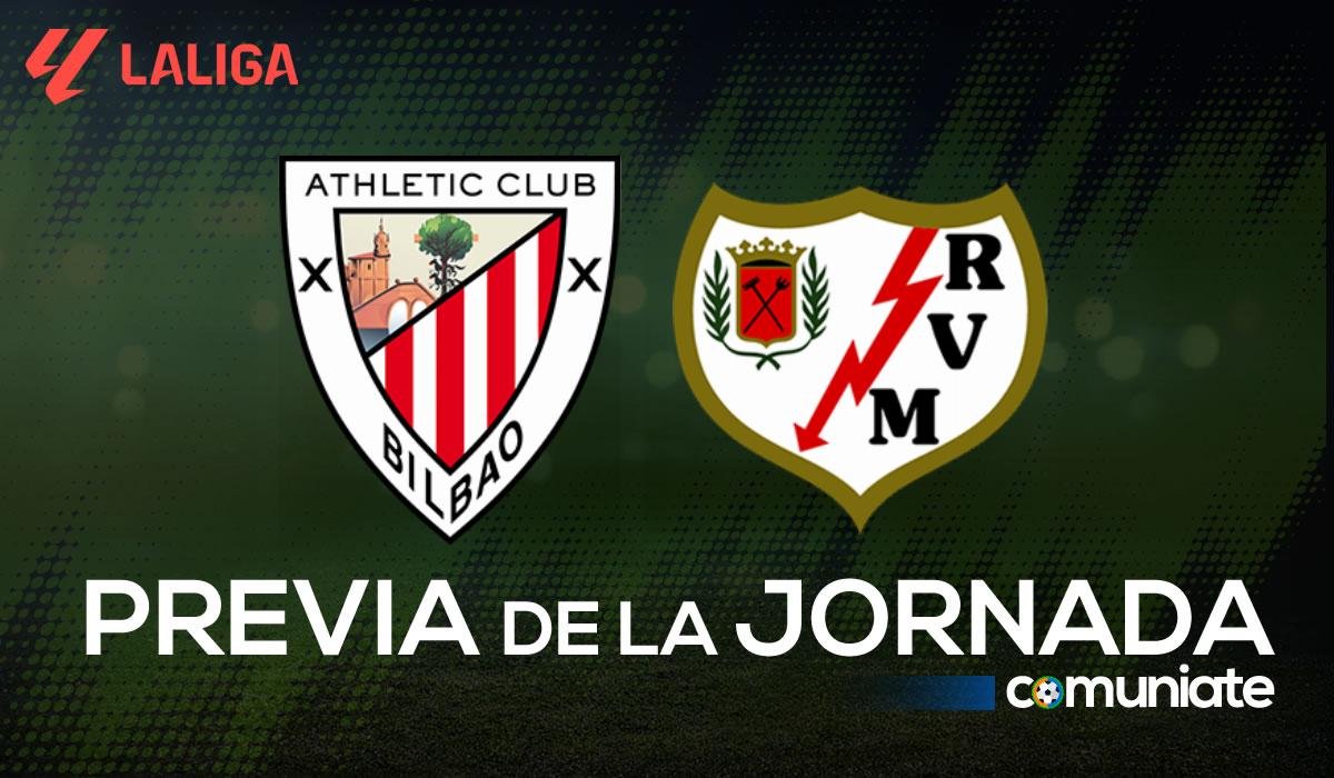 Previa, alineaciones probables y consejos fantasy del Athletic - Rayo Vallecano. Jornada 2 de LaLiga.