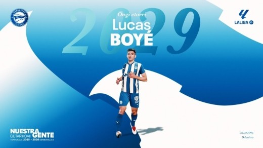 El Alavés hace oficial el fichaje de Lucas Boyé