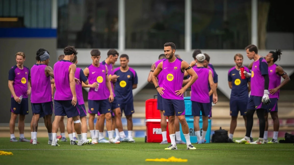 El Barcelona recupera un efectivo en el entrenamiento de este miércoles El Barcelona recupera un efectivo en el entrenamiento de este miércoles