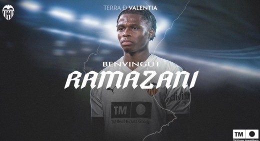 El Valencia hace oficial la incorporación de Largie Ramazani