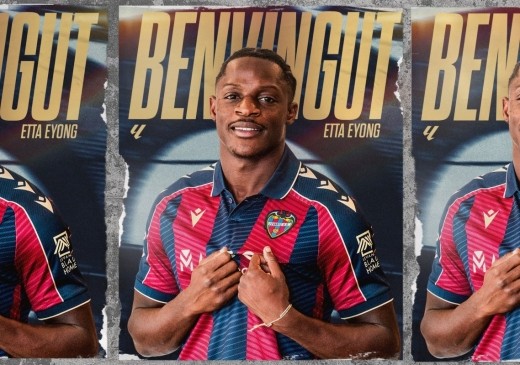 El Levante hace oficial el fichaje de Etta Eyong
