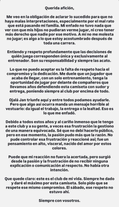 Dani Rodríguez la vuelve a liar con otro comunicado e incendia el vestuario del Mallorca