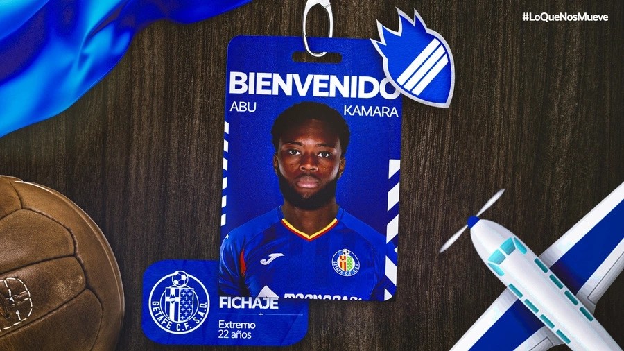 El Getafe hace oficial el fichaje de Abu Bakarr Kamara El Getafe hace oficial el fichaje de Abu Bakarr Kamara