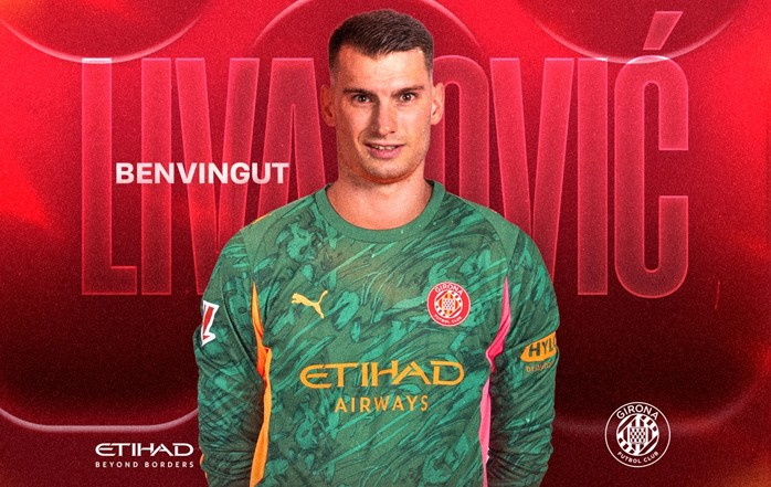 El Girona hace oficial el fichaje de Livakovic El Girona hace oficial el fichaje de Livakovic