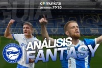 Guía Fantasy de la plantilla, alineación tipo y recomendables del Alavés temporada 25/26. 1º Parón Selecciones.