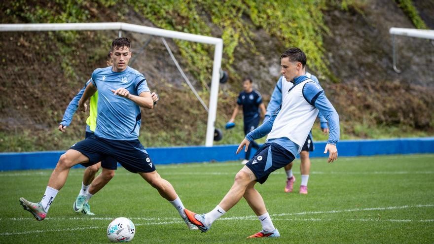 Novedades con Take Kubo y Aramburu en la sesión previa a recibir al Real Madrid