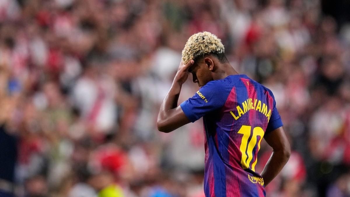 Lamine Yamal es seria duda para los partidos ante el Getafe y el Real Oviedo